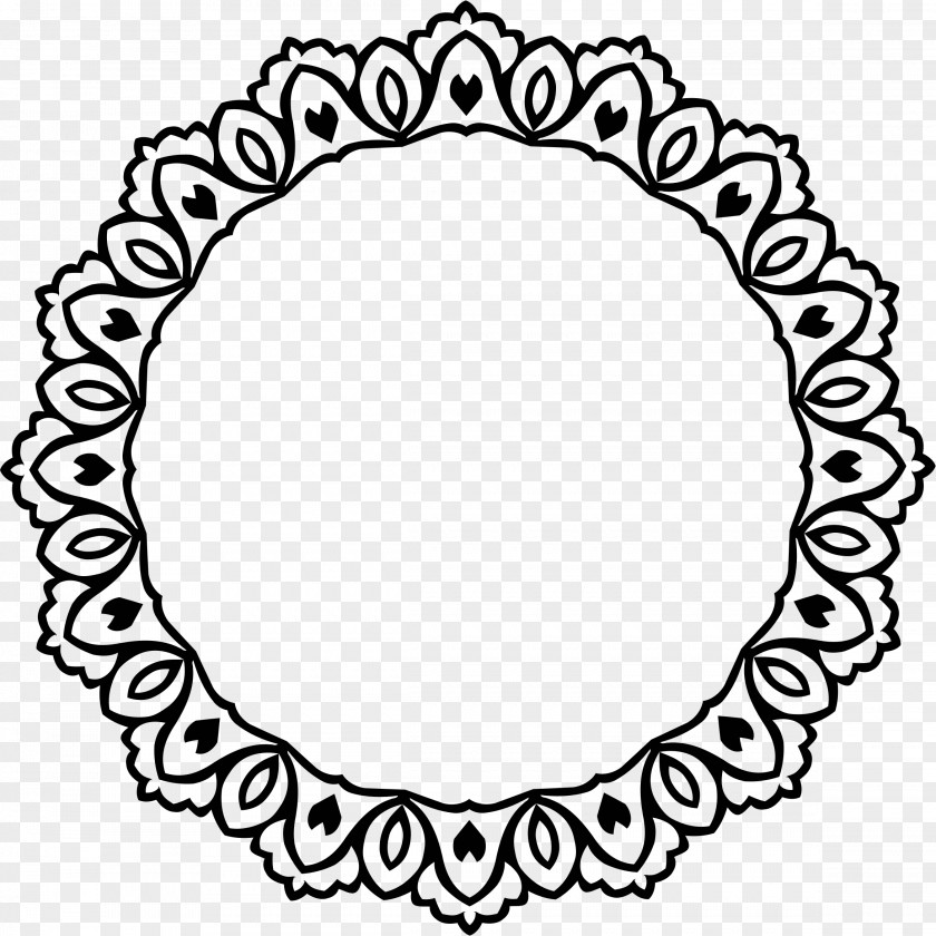 Decorative Lace Picture Frames Clip Art PNG