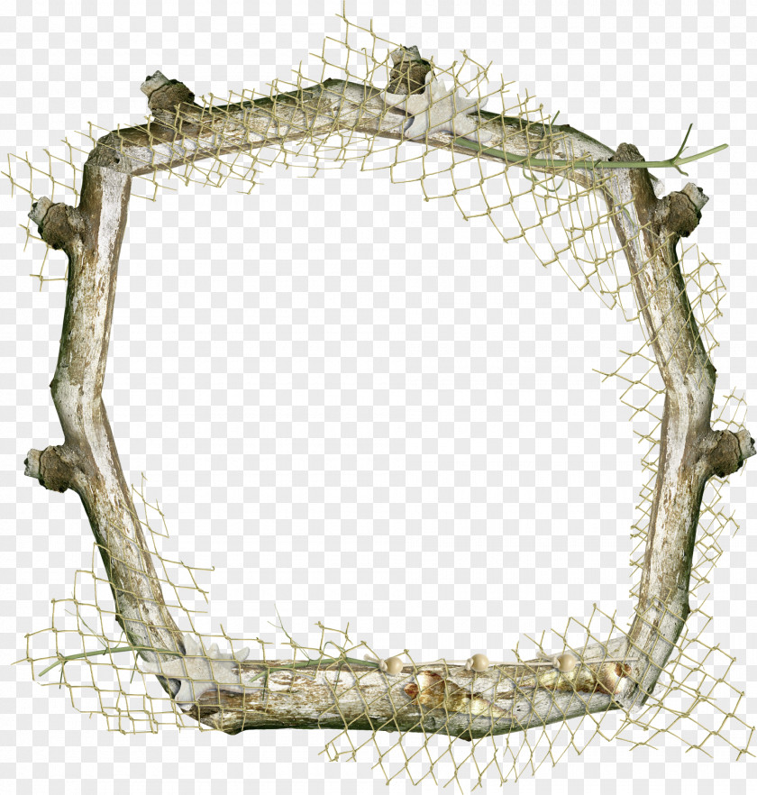 Fishing Wooden Frame Picture Clip Art PNG