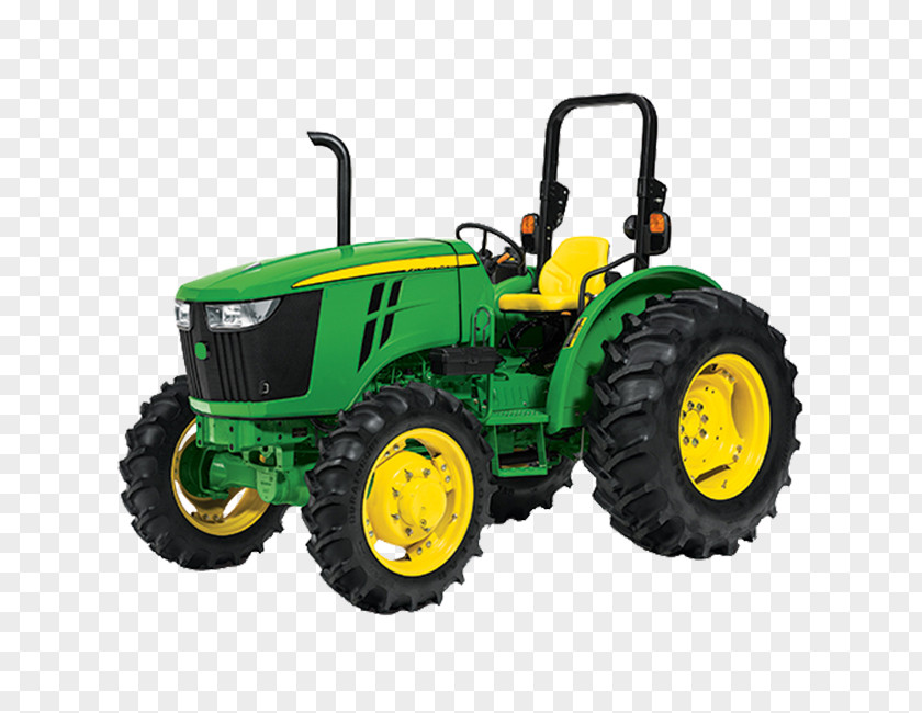 Tractor John Deere Agriculture Four-wheel Drive Loader PNG