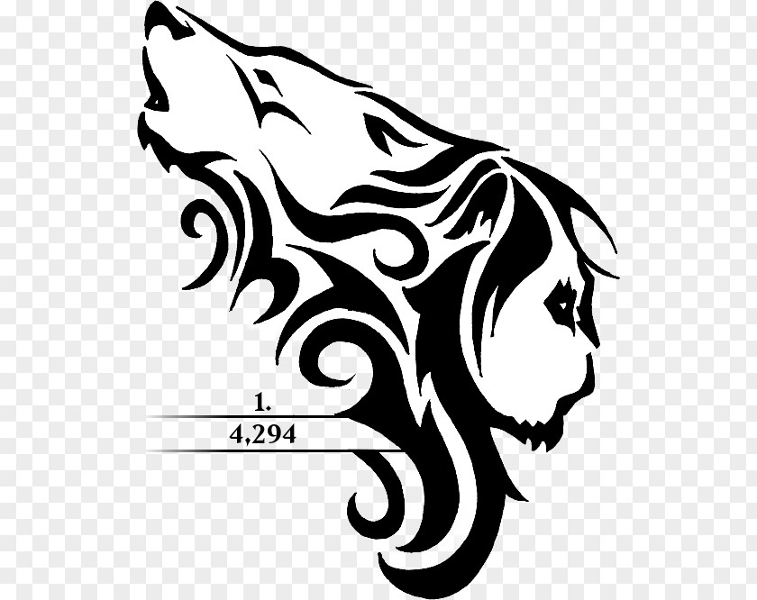 Lion Gray Wolf Tattoo Cougar Tiger PNG