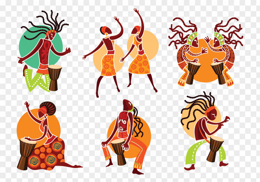 Music Of Africa PNG of , dreads clipart PNG