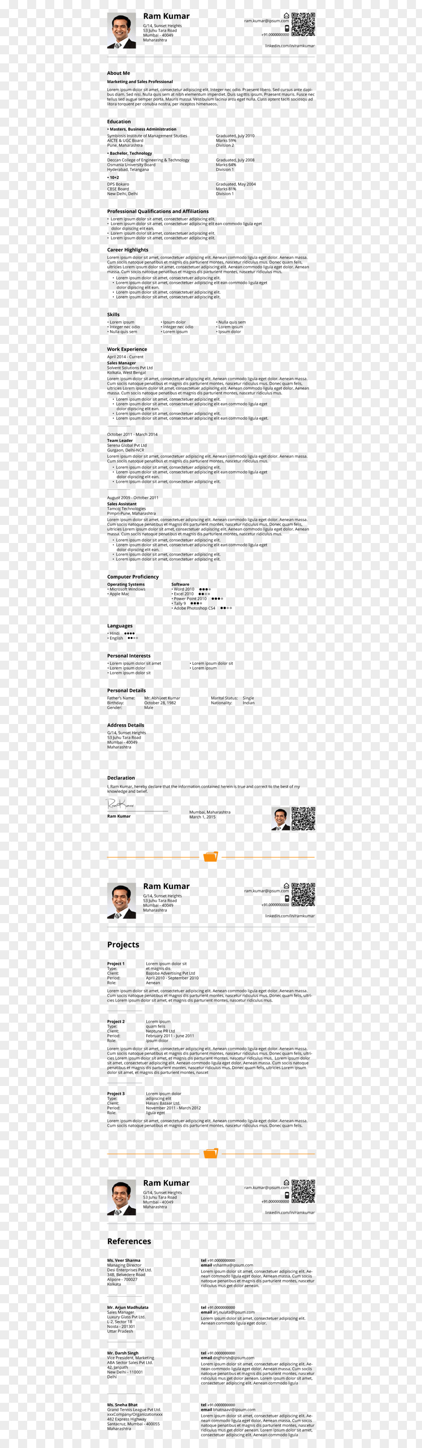 Resume Leaflet Document Line PNG