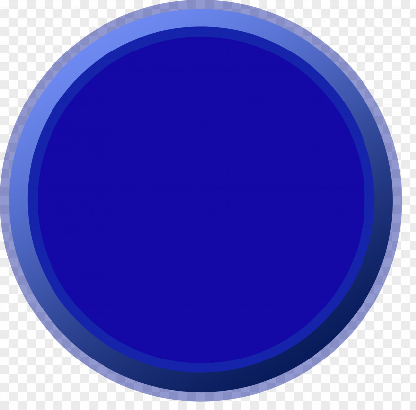 Colored Concentric Circles Cobalt Blue Charger Glass Color PNG