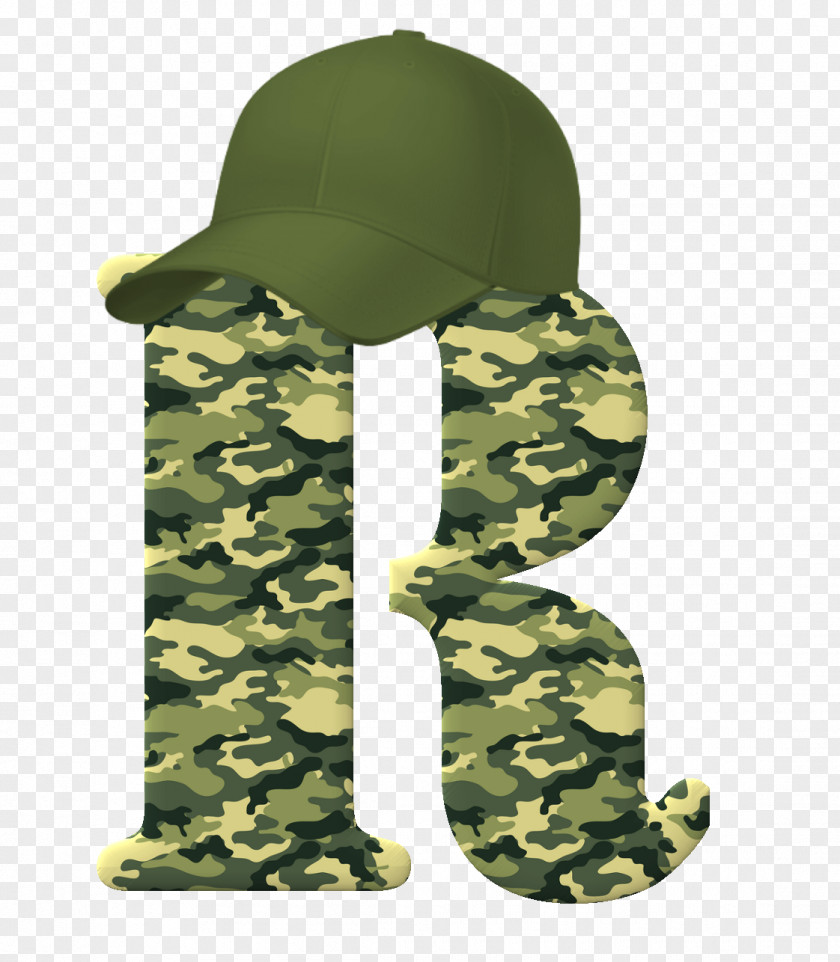 Military Camouflage Alphabet Clip Art PNG
