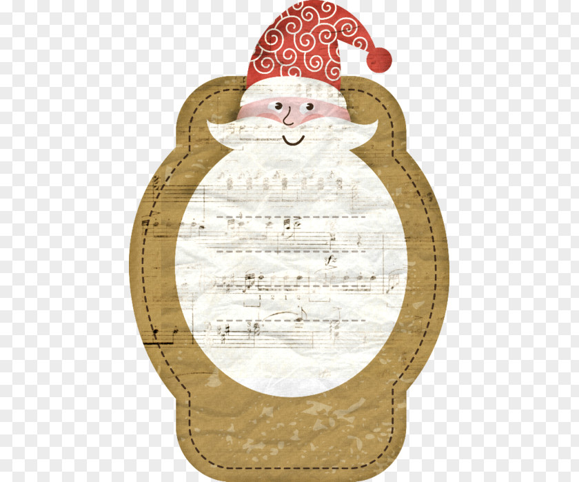 New Label Paper Christmas Clip Art PNG