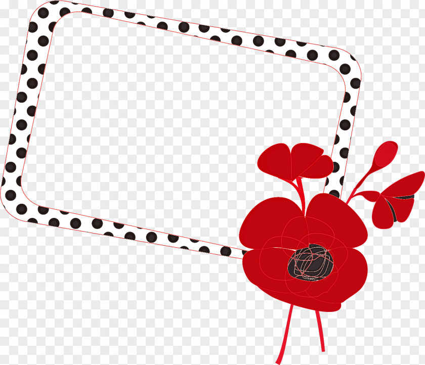 Poppy Frame Flower Floral PNG