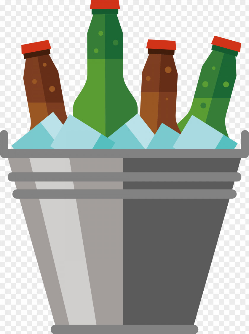 A Bucket Of Iced Beer Wheat Ice Challenge PNG