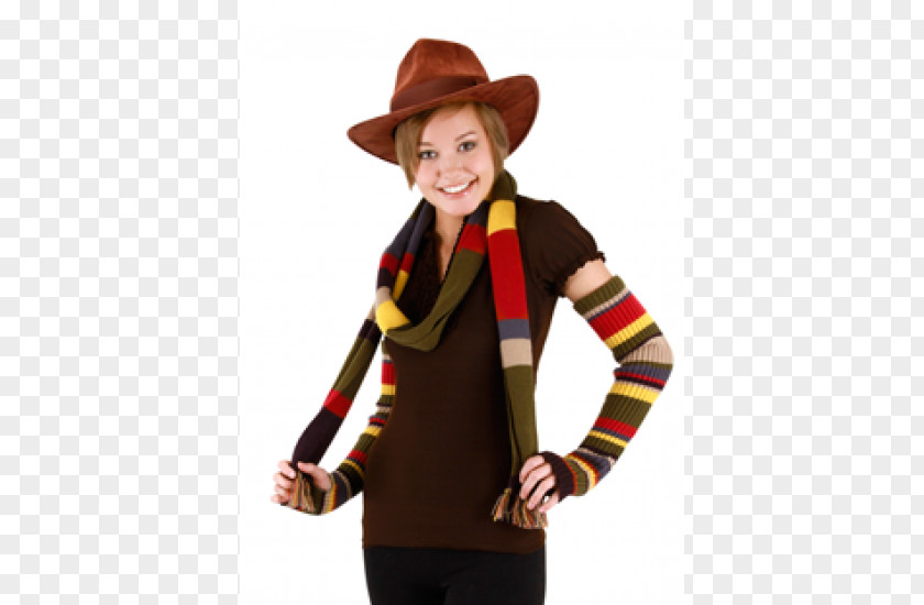 Doctor Fourth Who Scarf TARDIS PNG