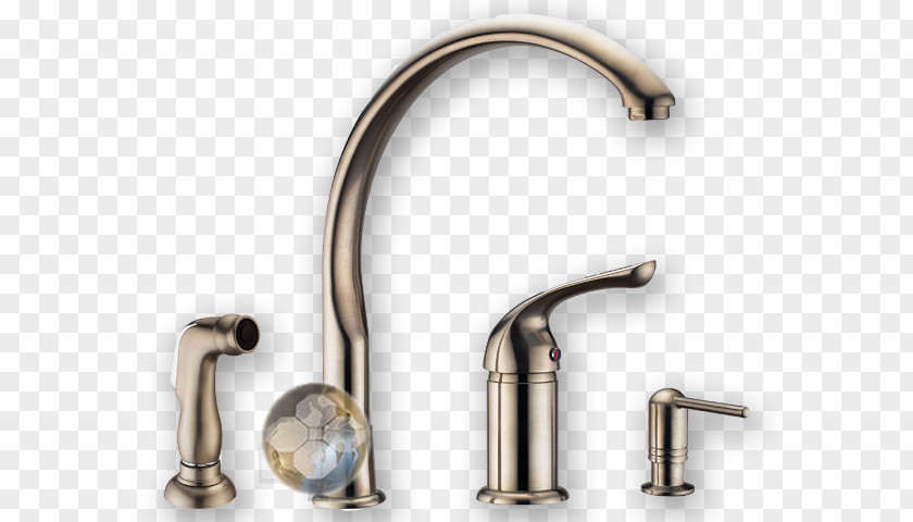 Kitchen Counter Tap Pfister Sink Brushed Metal PNG