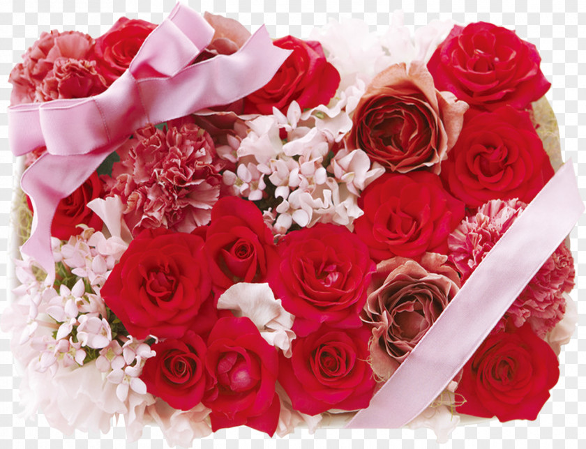 Rose Flower Bouquet Valentines Day Romance PNG