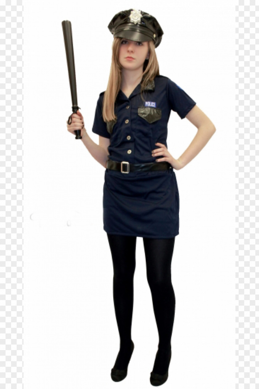 Woman Costume Party Dress Police Officer PNG