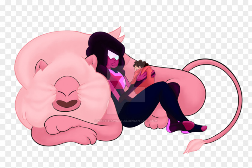 Lion Garnet Pearl Fan Art PNG