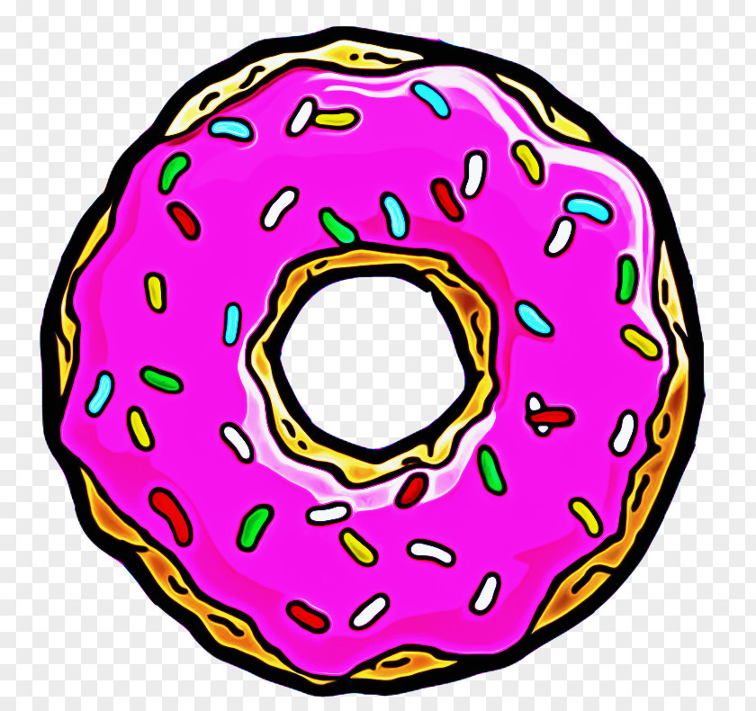 Magenta Doughnut Pink Circle PNG