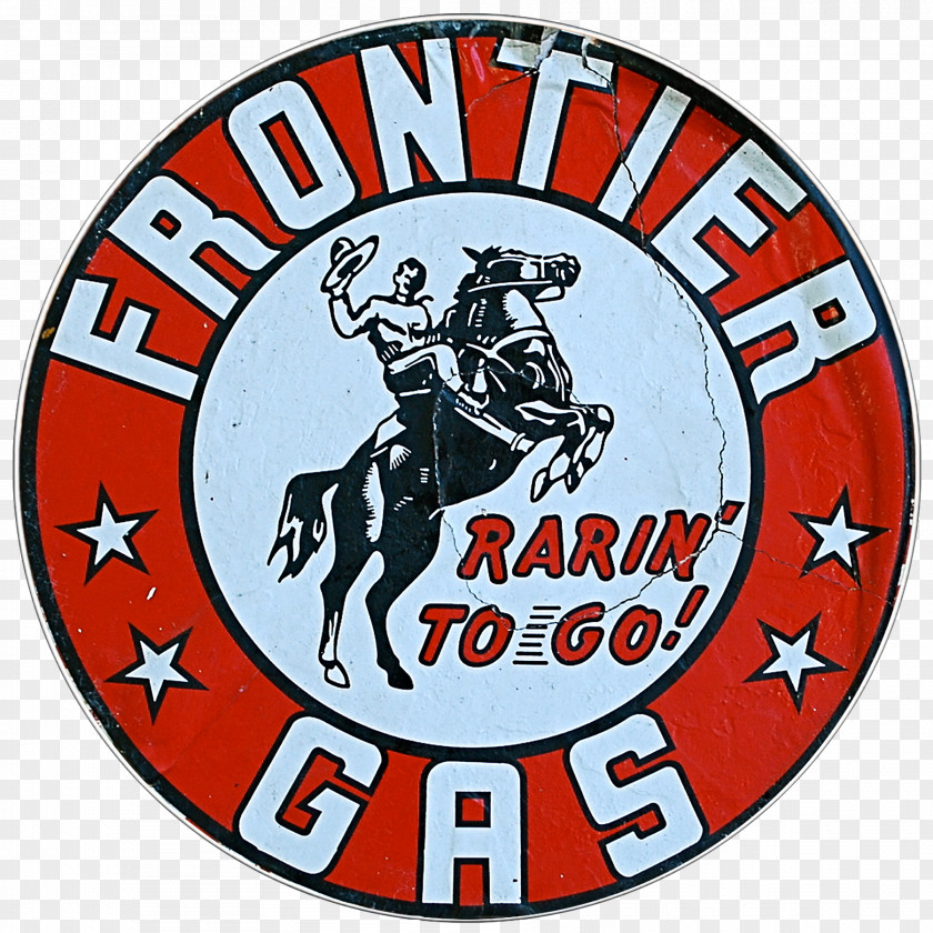 Vintage Signboard Gasoline Filling Station Petroleum Industry Fuel Dispenser Decal PNG