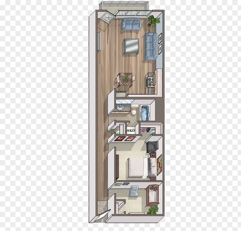House Square Foot Apartment Midtown Lofts PNG