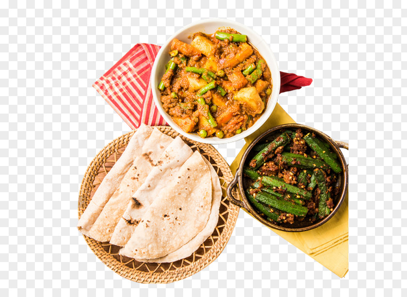 Malay Food Ribbon Lunch Indian Cuisine Roti Paratha Vegetarian Recipe PNG