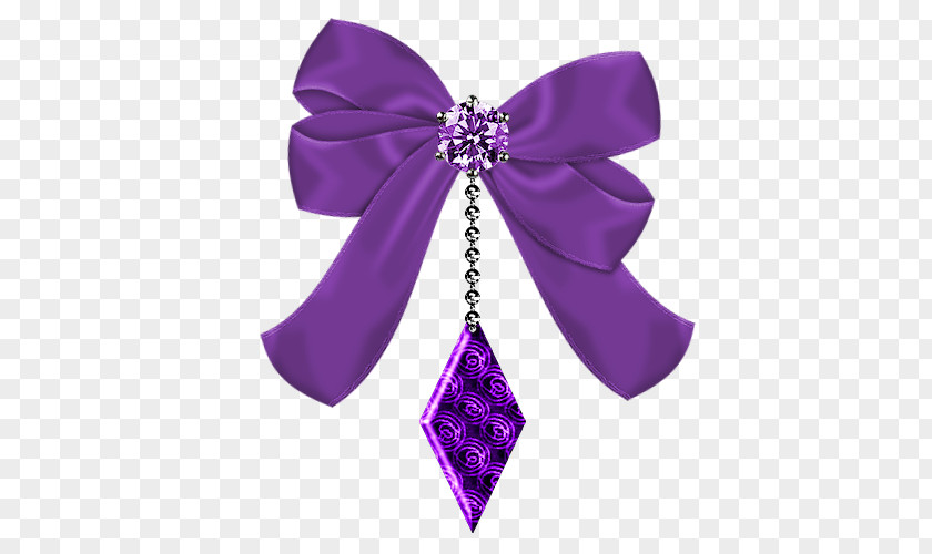 Ribbon Knot Paper Purple Clip Art PNG