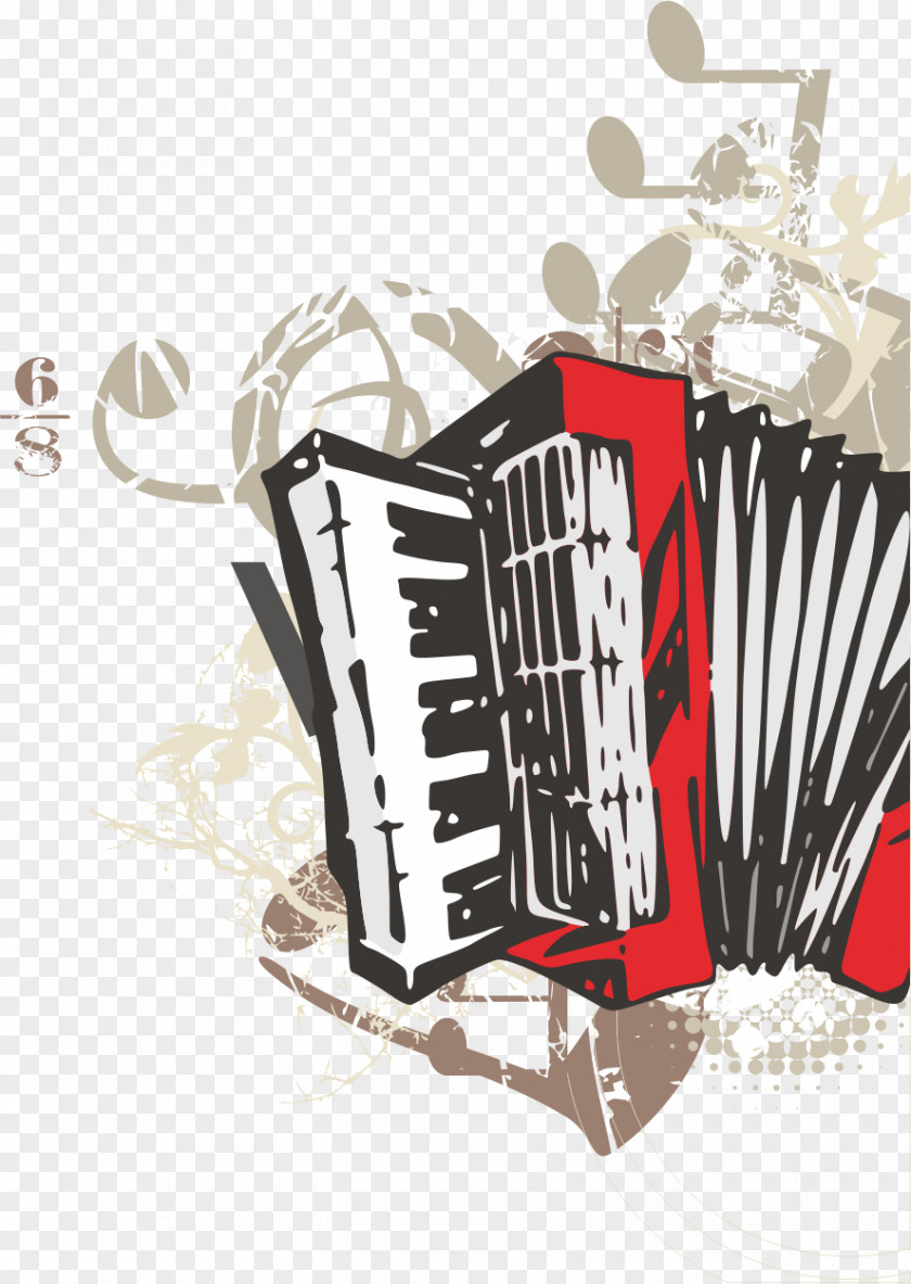 Accordion Trend Euclidean Vector Musical Instrument Illustration PNG