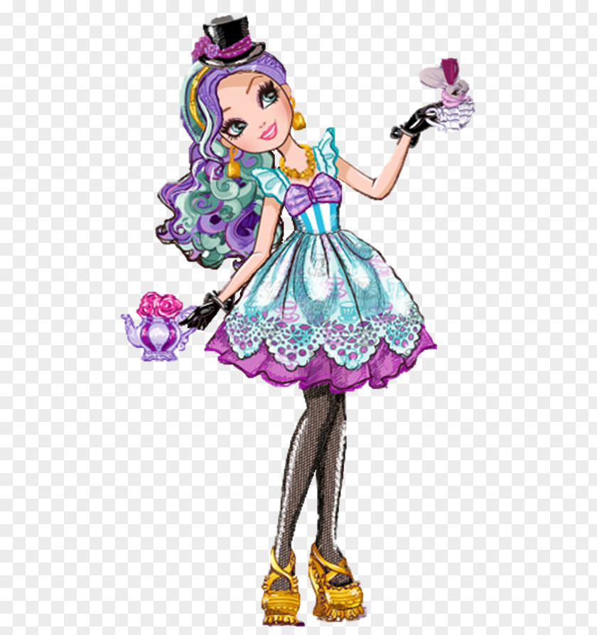 Doll The Mad Hatter Ever After High Legacy Day Apple White Raven Queen PNG