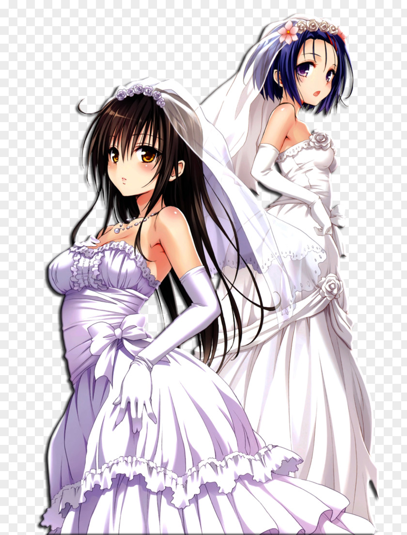 Wedding Dress Lala Satalin Deviluke Bride Anime PNG dress Anime, bride clipart PNG