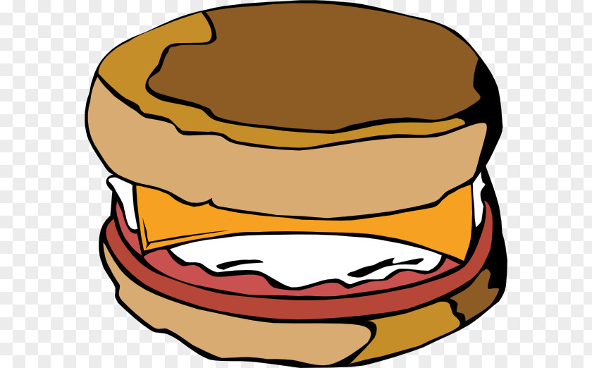 Breakfast Cliparts Sandwich Submarine Egg English Muffin PNG