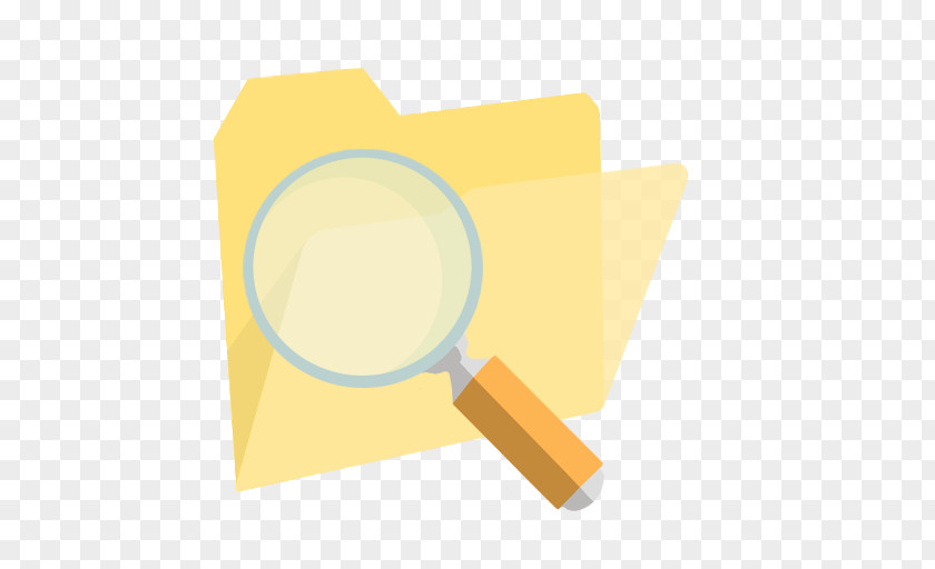 ModernXP 50 Folder Search Angle Brand Material Yellow PNG