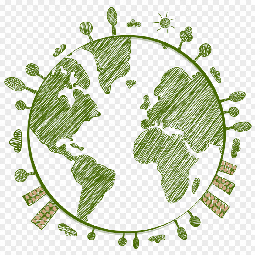Nature Drawing Natural Environment Environmental Protection World Day Earth Impact Assessment PNG