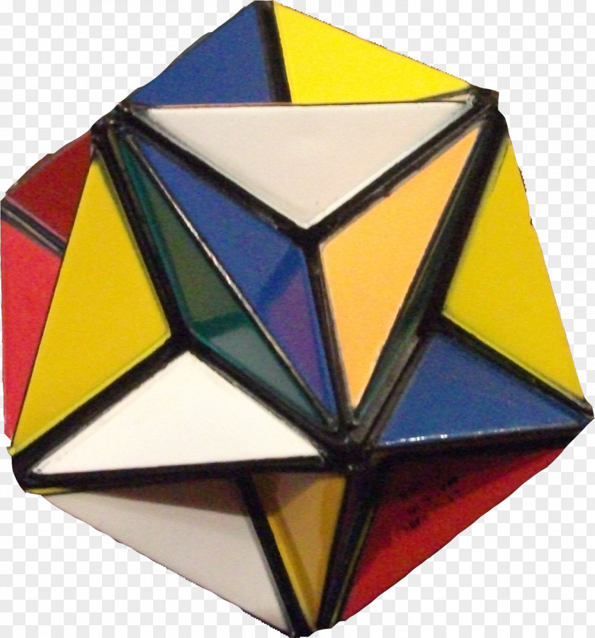 Triangle Rubik's Cube Plastic PNG