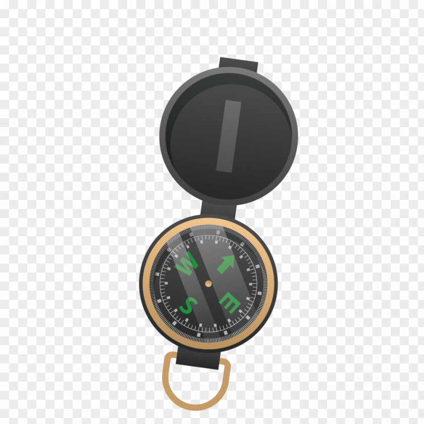 Black Compass Flat Design Adobe Illustrator PNG