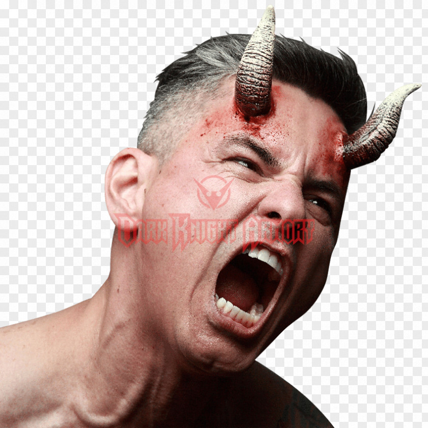 Devil Costume Disguise Horn Mask PNG