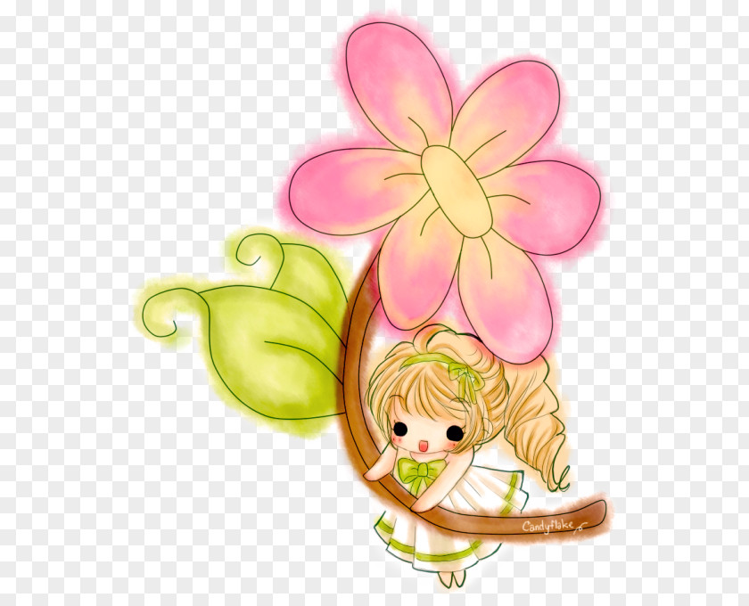 Fairy Floral Design Clip Art PNG