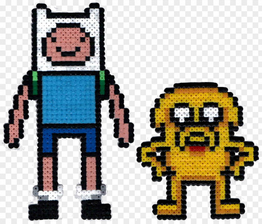 Finn The Human Jake Dog Bead Cross-stitch Pattern PNG