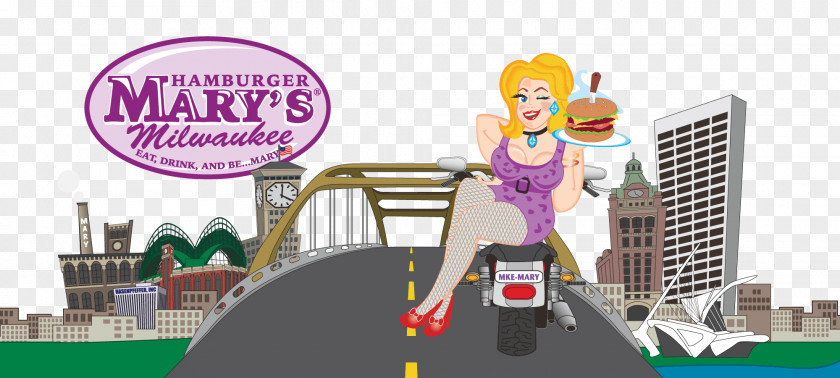 Hamburger Mary's Milwaukee West Hollywood Restaurant PNG