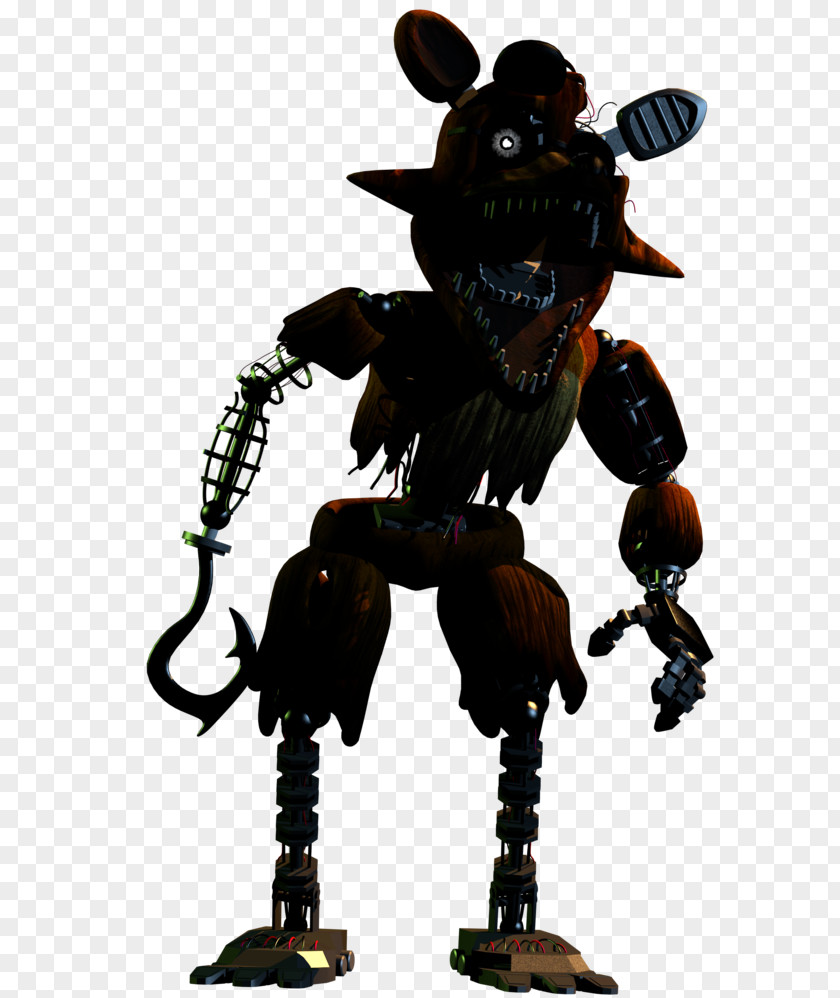 Nightmare Foxy Five Nights At Freddy's 3 Action & Toy Figures 8-bit PNG