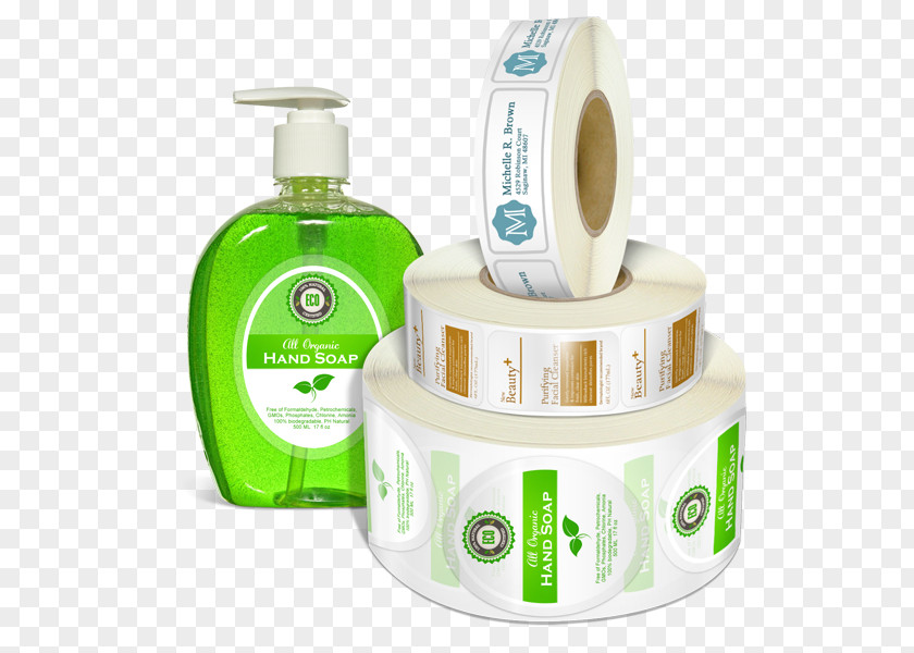 Shampoo Label Packaging And Labeling Paper Sticker Dispensers PNG