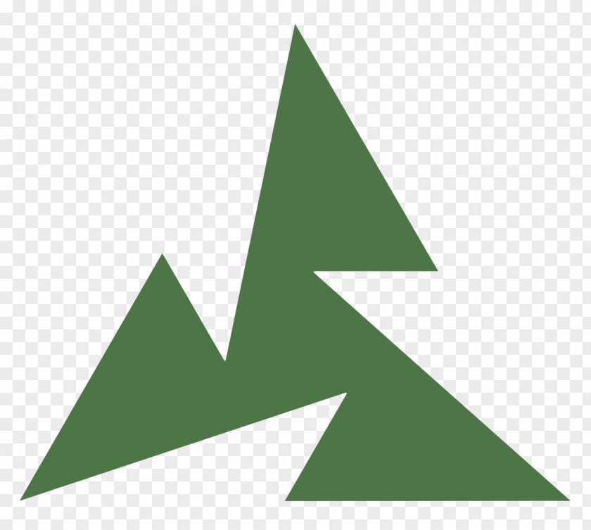 Triangle Leaf Font PNG