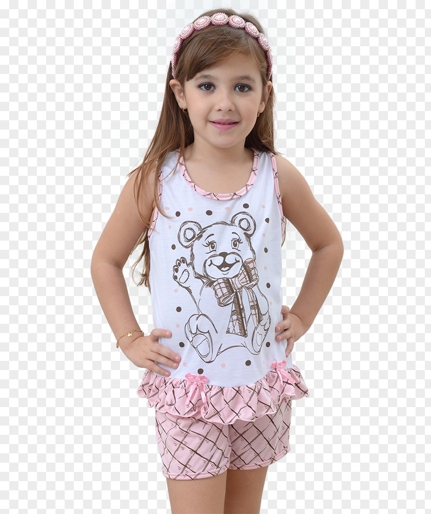 Baby Doll Nightgown Sleeve Toddler Pink M Nightwear Dress PNG