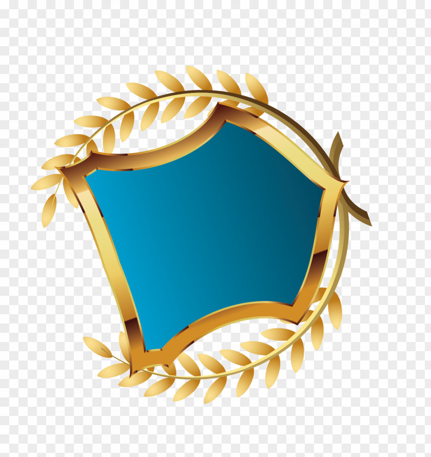 Blue Shield Vector Graphics Exquisite Icon PNG