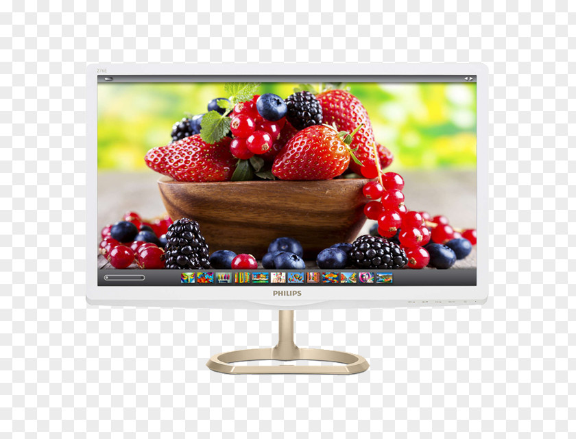 Hd Brilliant Light Fig. Computer Monitors 276E6ADSS/00 Hardware/Electronic Philips Liquid-crystal Display IPS Panel PNG