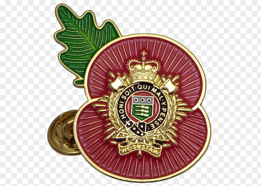 Military Royal Logistic Corps Badge Remembrance Poppy Emblem PNG