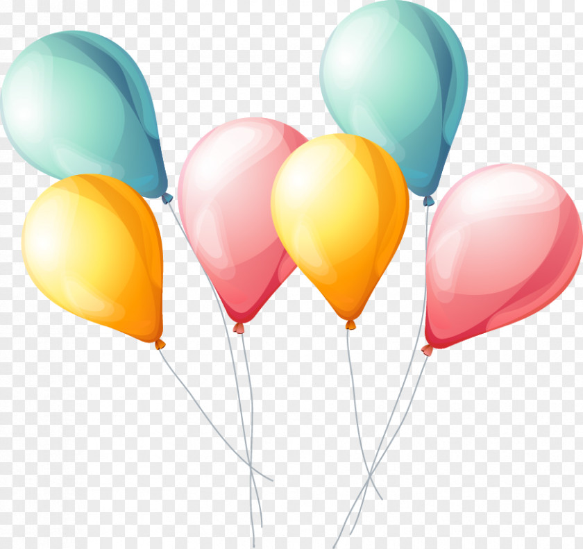 Promotional Balloons Color Vector Material Balloon PNG