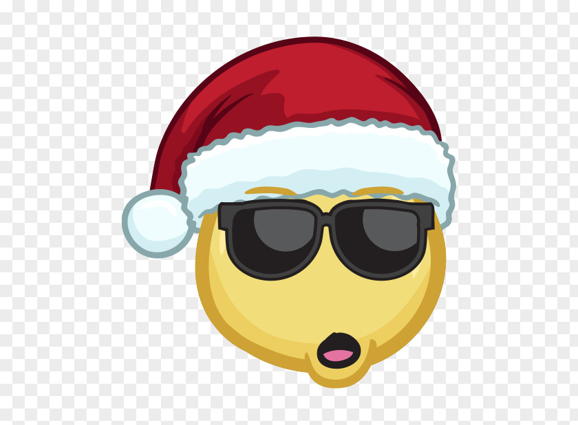 Santa Claus Emoji Hat Suit Clip Art PNG