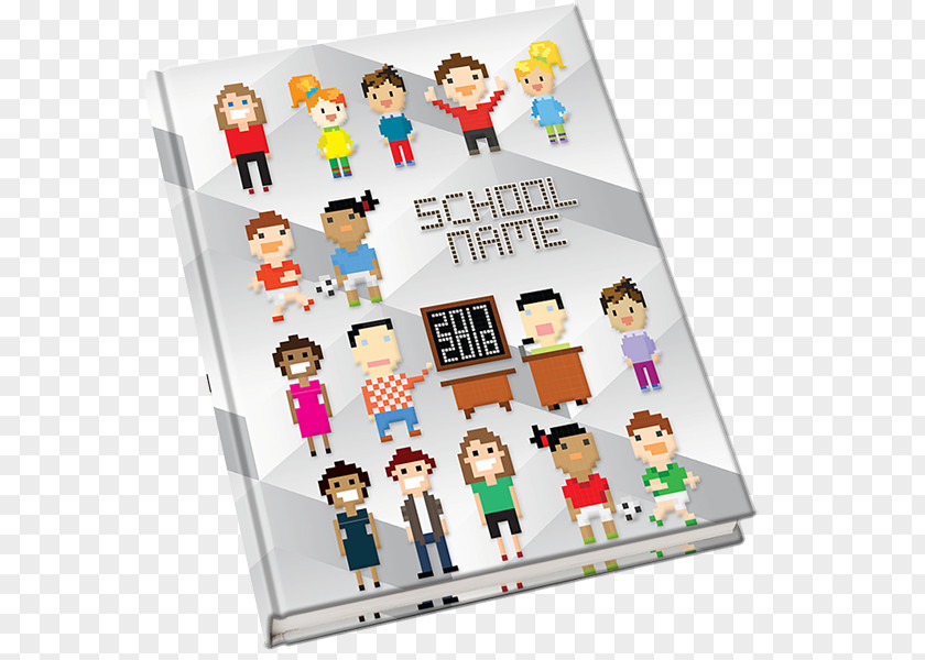 Yearbook Cover Elementary School Student PNG