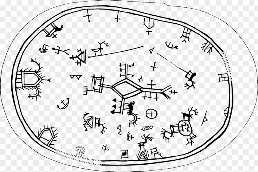 Clock Furniture Line Art Point PNG