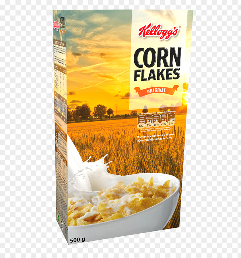 Junk Food Corn Flakes Breakfast Cereal Flavor PNG