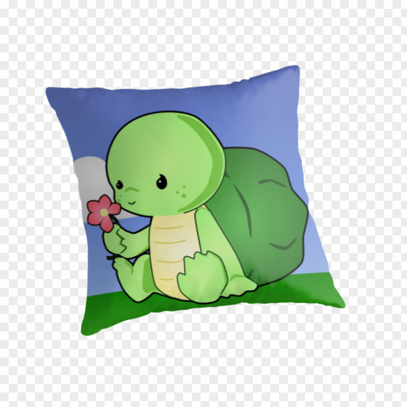 Turtle Drawing Throw Pillows Vertebrate PNG