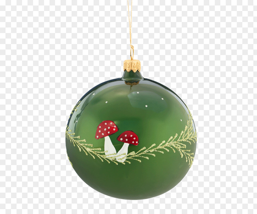 Christmas Tree Ornament Bombka Fly Agaric Day Green PNG