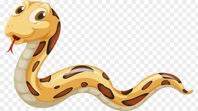 Hand-painted Snake Cartoon Clip Art PNG