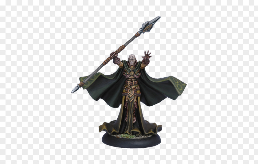 Hordes Warmachine Privateer Press Warlock Miniature Wargaming PNG