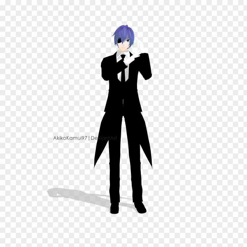 Kaito Kid Render DeviantArt MikuMikuDance Silhouette PNG